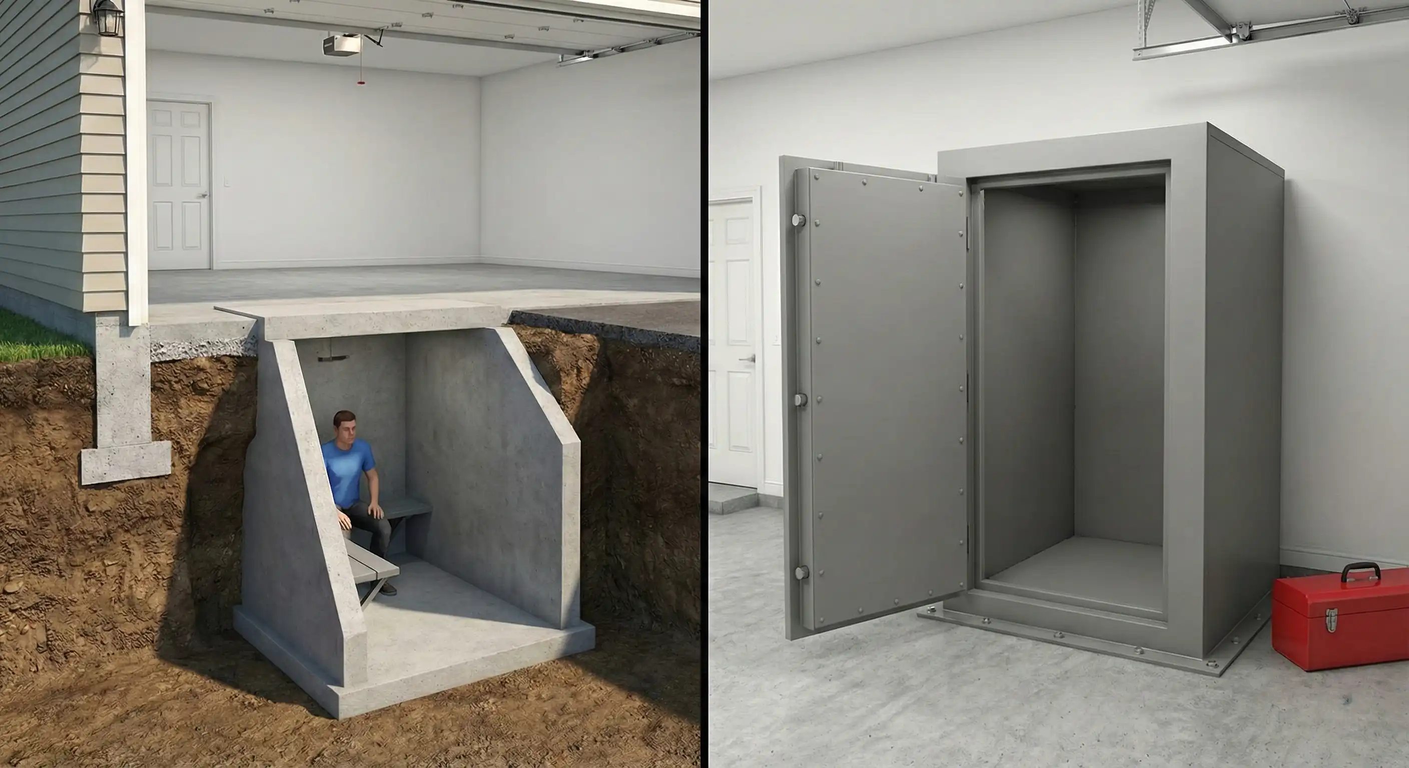 Underground and above-ground storm shelter comparison for Huntsville Alabama homes